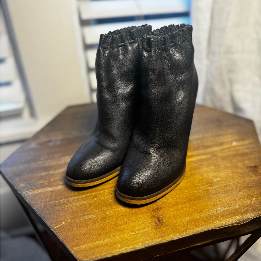 See By Chloe Black Heeled Boots